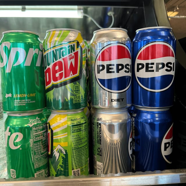 Canned Soda.