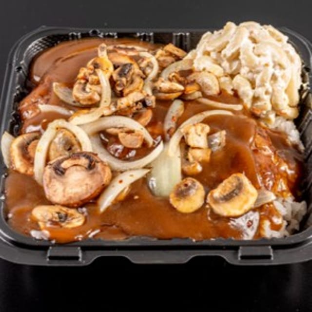 Hamburger Steak.