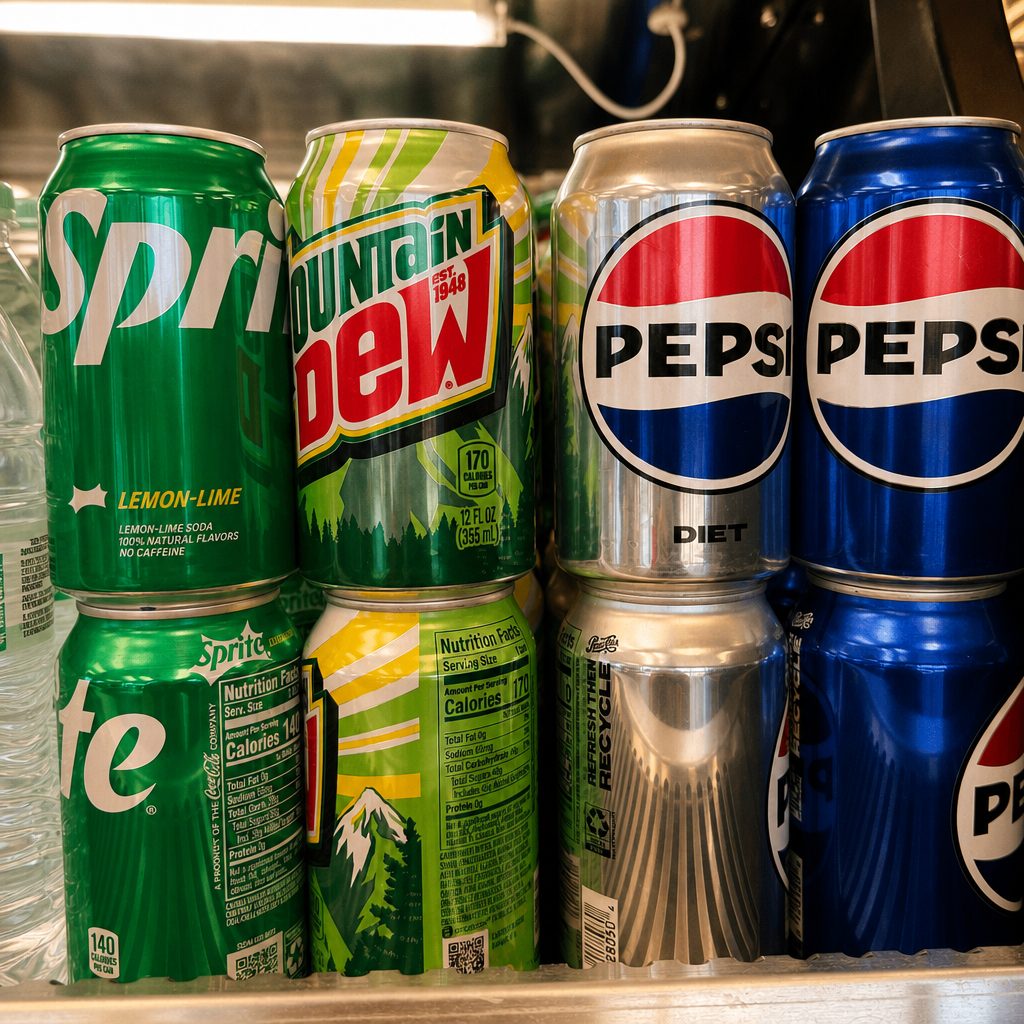 Canned Soda.
