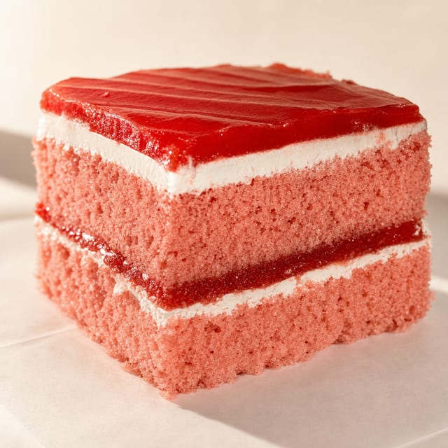 Guava Cake Slice.