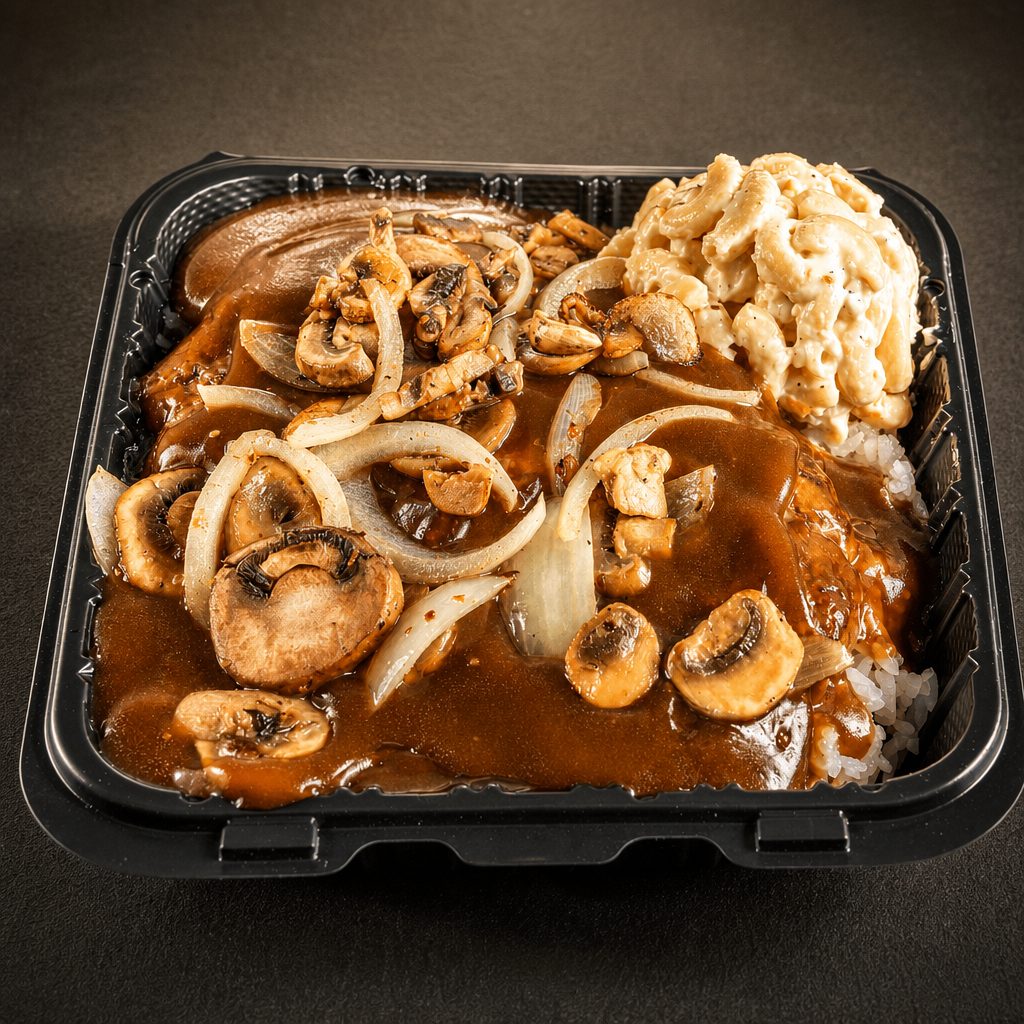 Hamburger Steak.
