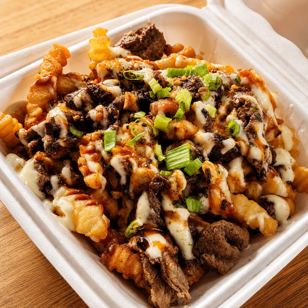 Teri Beef Fries.