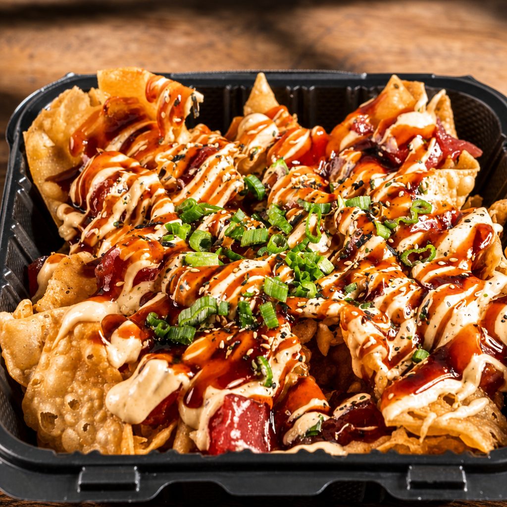 Poke Nachos (Shoyu).